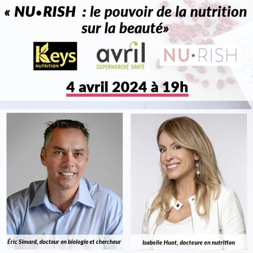 Webinaire gratuit - Le pouvoir de la nutrition sur la beauté