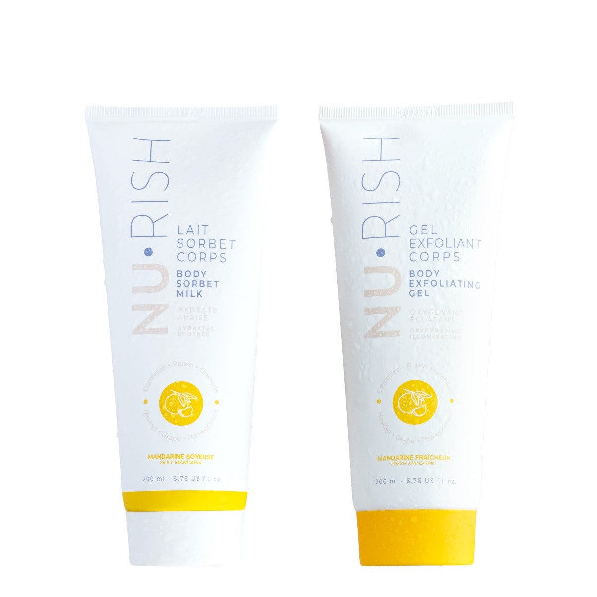 DUO CORPS - Gel exfoliant et Lait hydratant