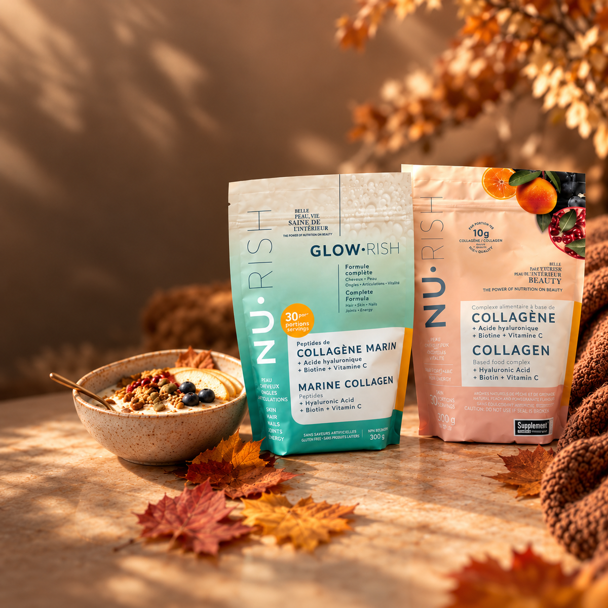 Automne : Préparez votre peau avec le collagène